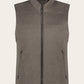 Bodywarmer van cashmere | TAUPE