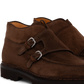 Diamente III dubbele gespschoenen van suède | Bruin