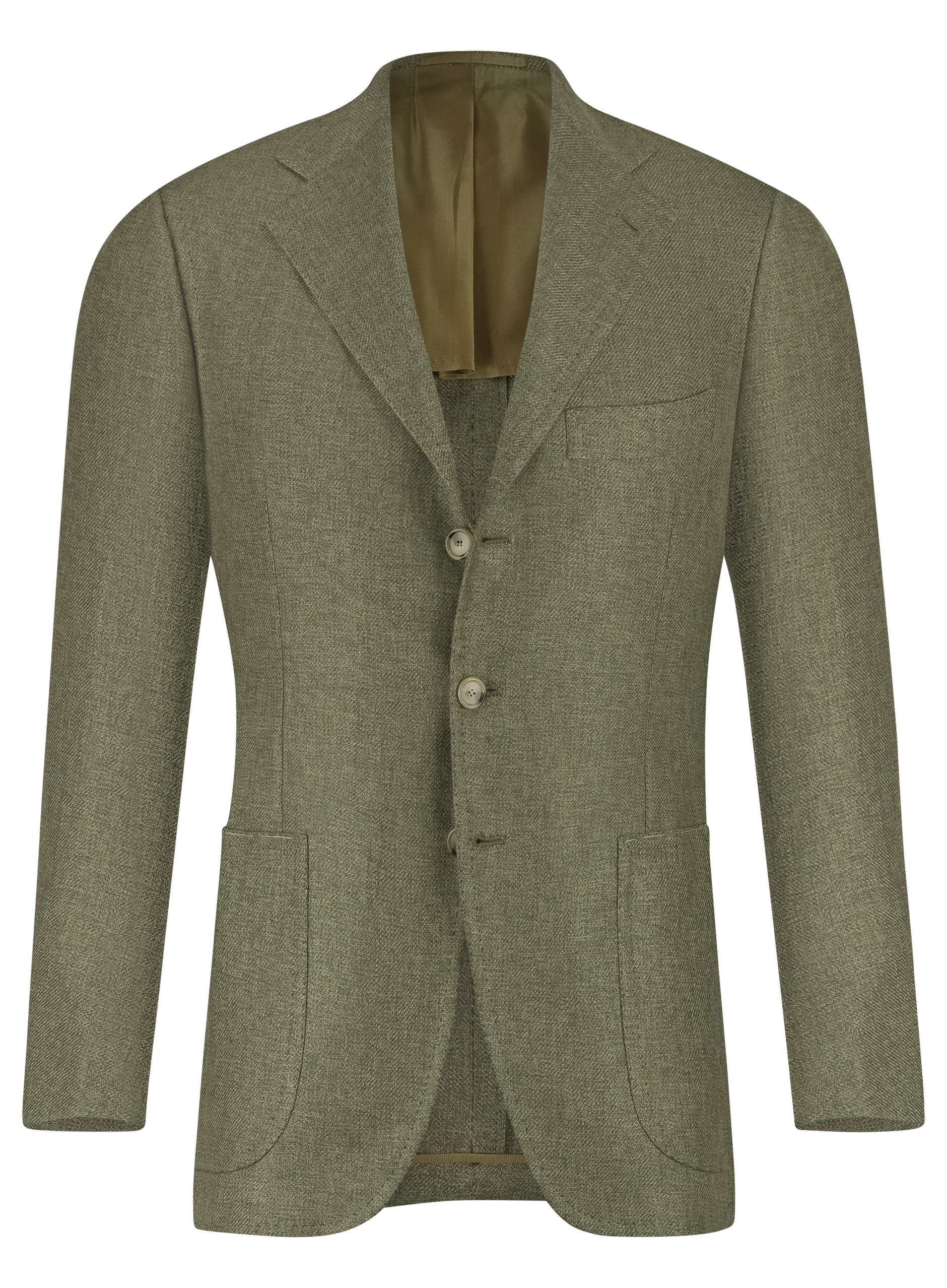 Handgemaakt jasje van cashmere | Groen