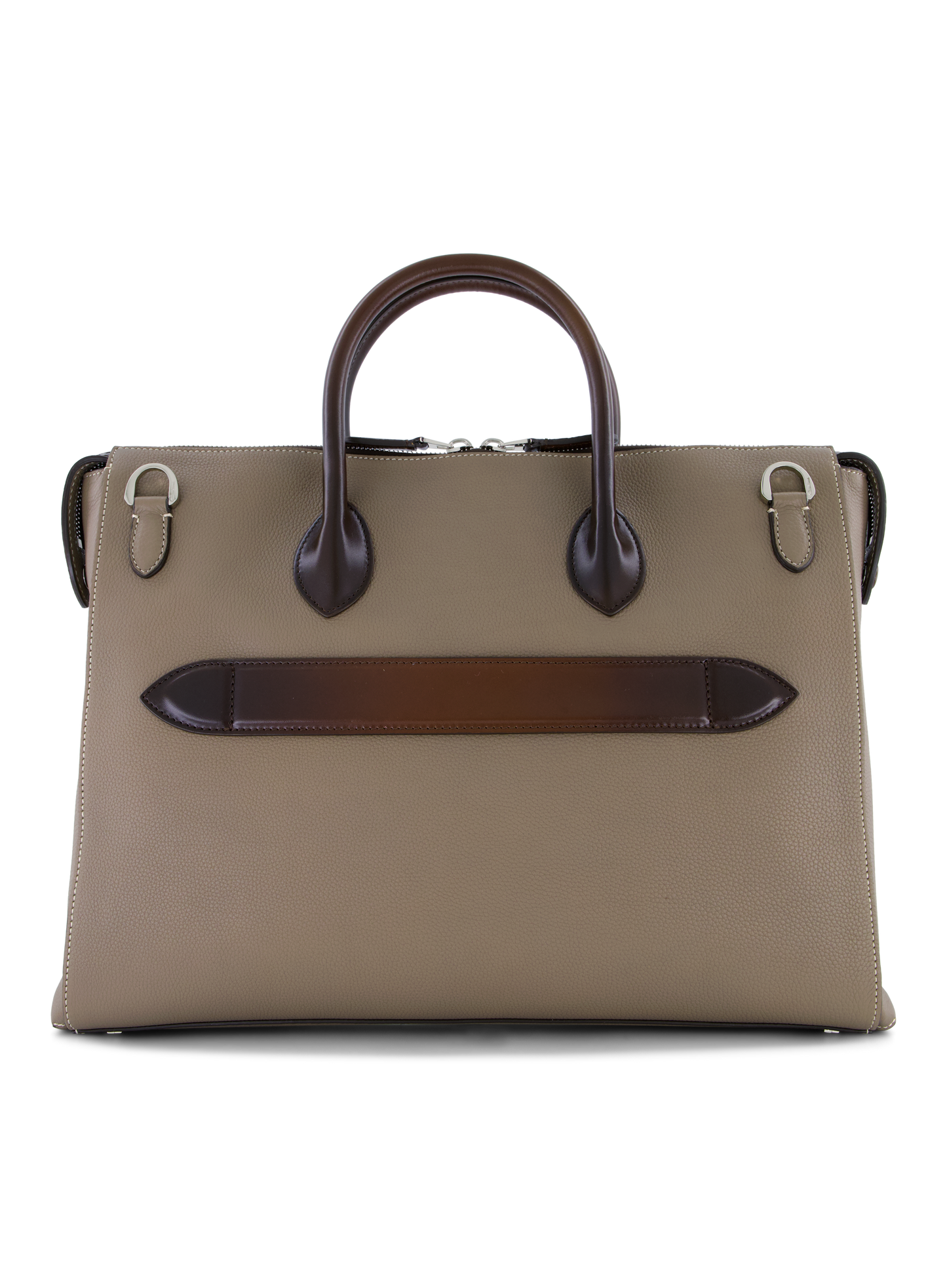 Laptop tas van leer | TAUPE