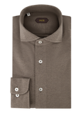 Shirt van katoen | TAUPE
