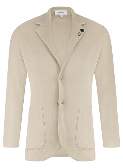 Knitted jasje van wol | L.BEIGE