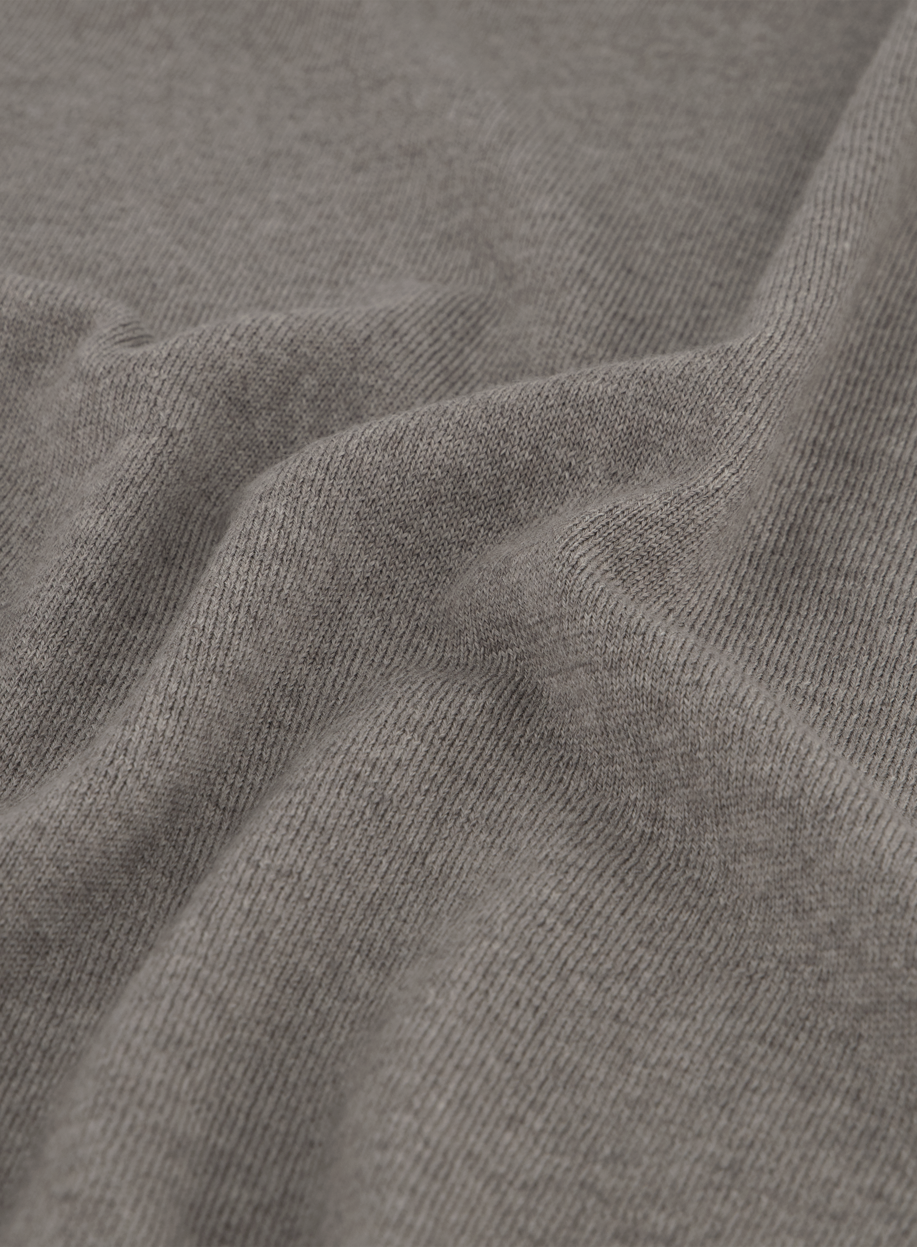 Buttonless polo van wol | FULL_WIDTH | Beige