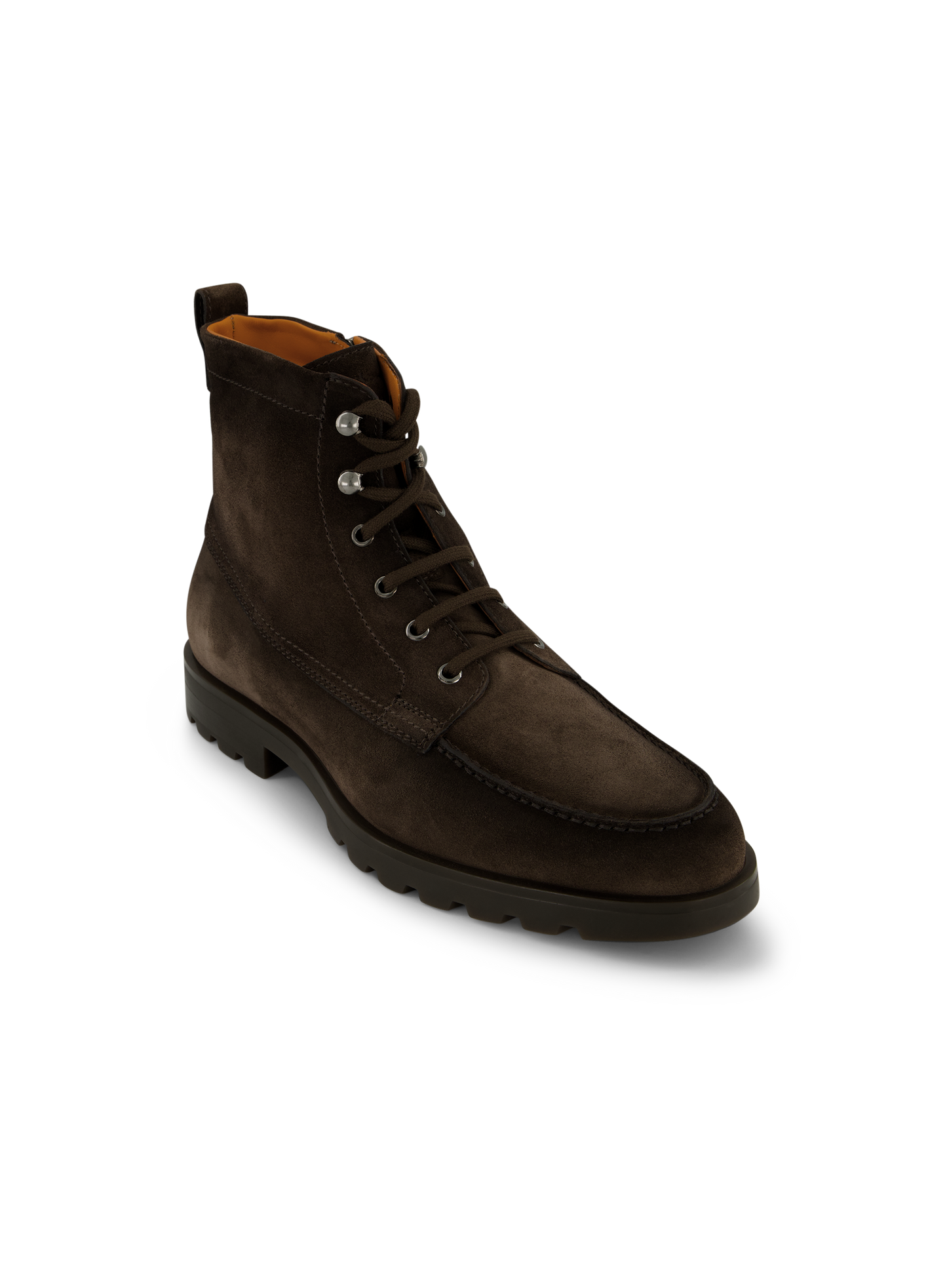 Veterboots van suède | D.Bruin