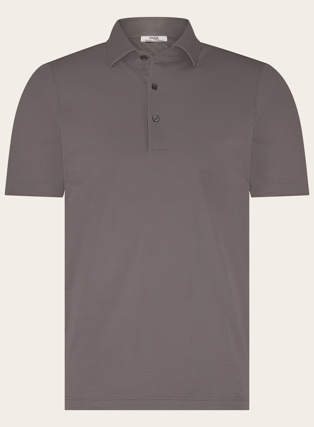 Poloshirt van katoen | TAUPE