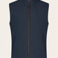 Bodywarmer van zijde en katoen | BLUE NAVY