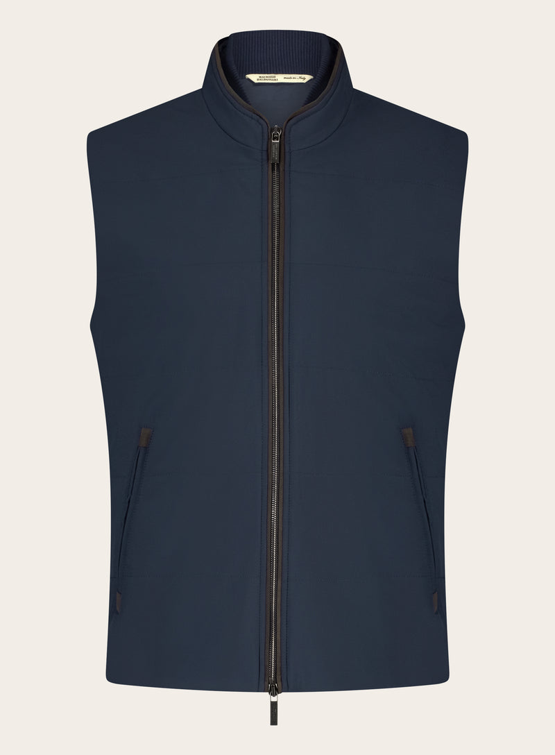 Bodywarmer aus Seide und Baumwolle