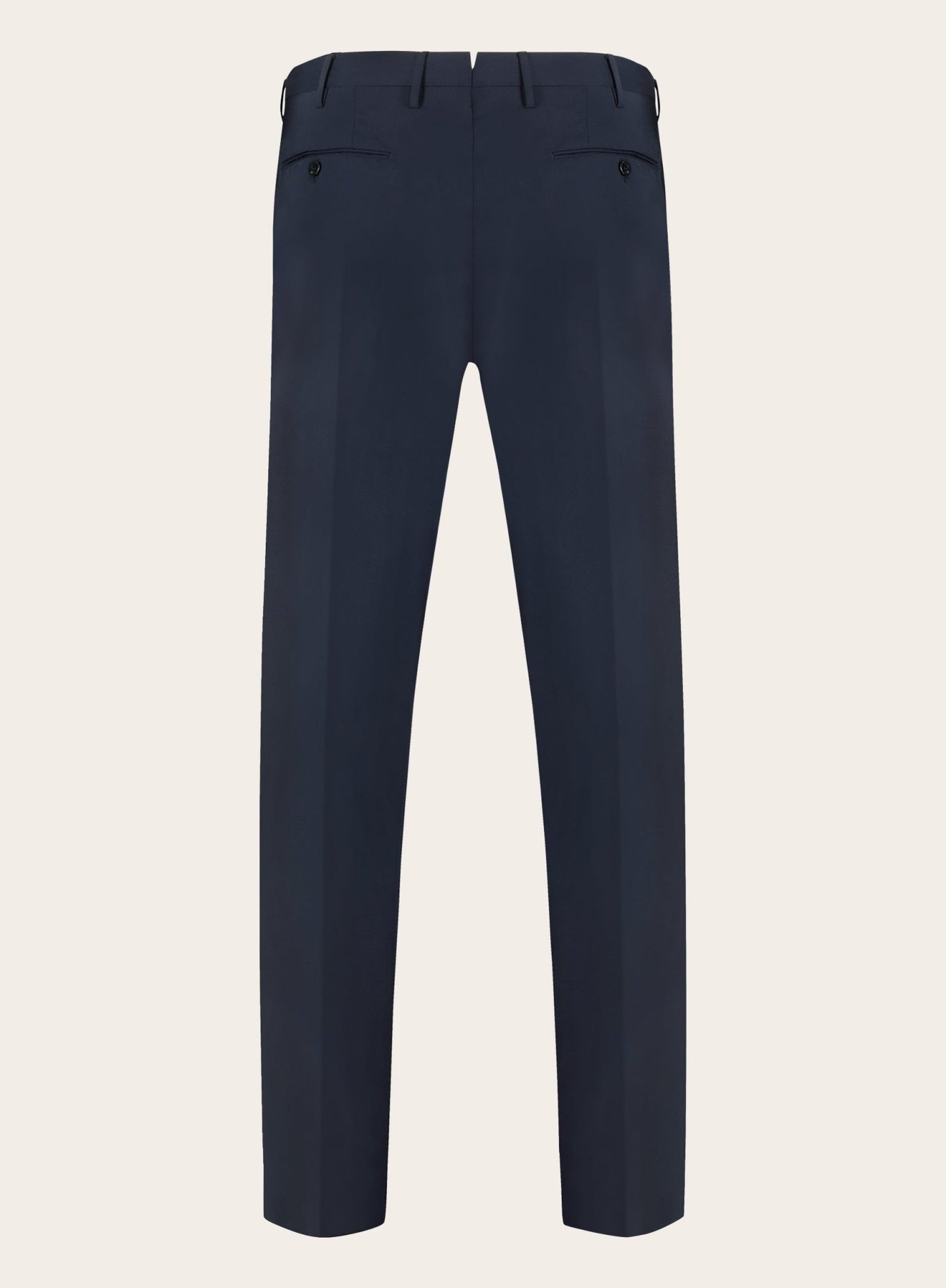 Slim-fit wollen pantalon | BLUE NAVY