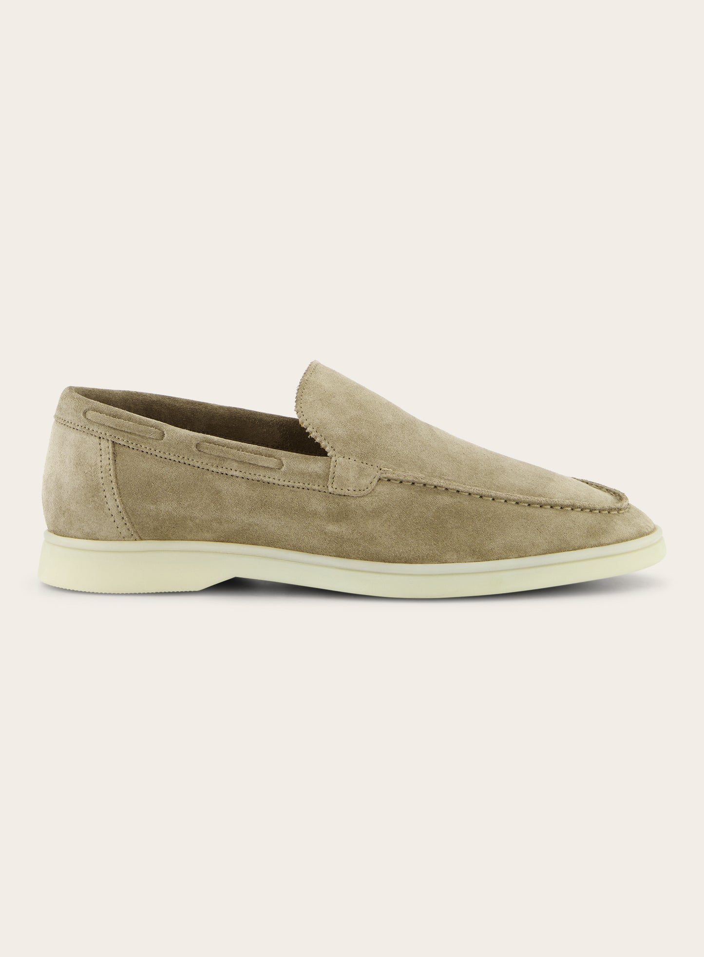 Loafers van suède | TAUPE