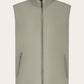 Bodywarmer met opstaande kraag | TAUPE