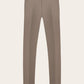 Slim-fit chino in stretch-katoen | Bruin