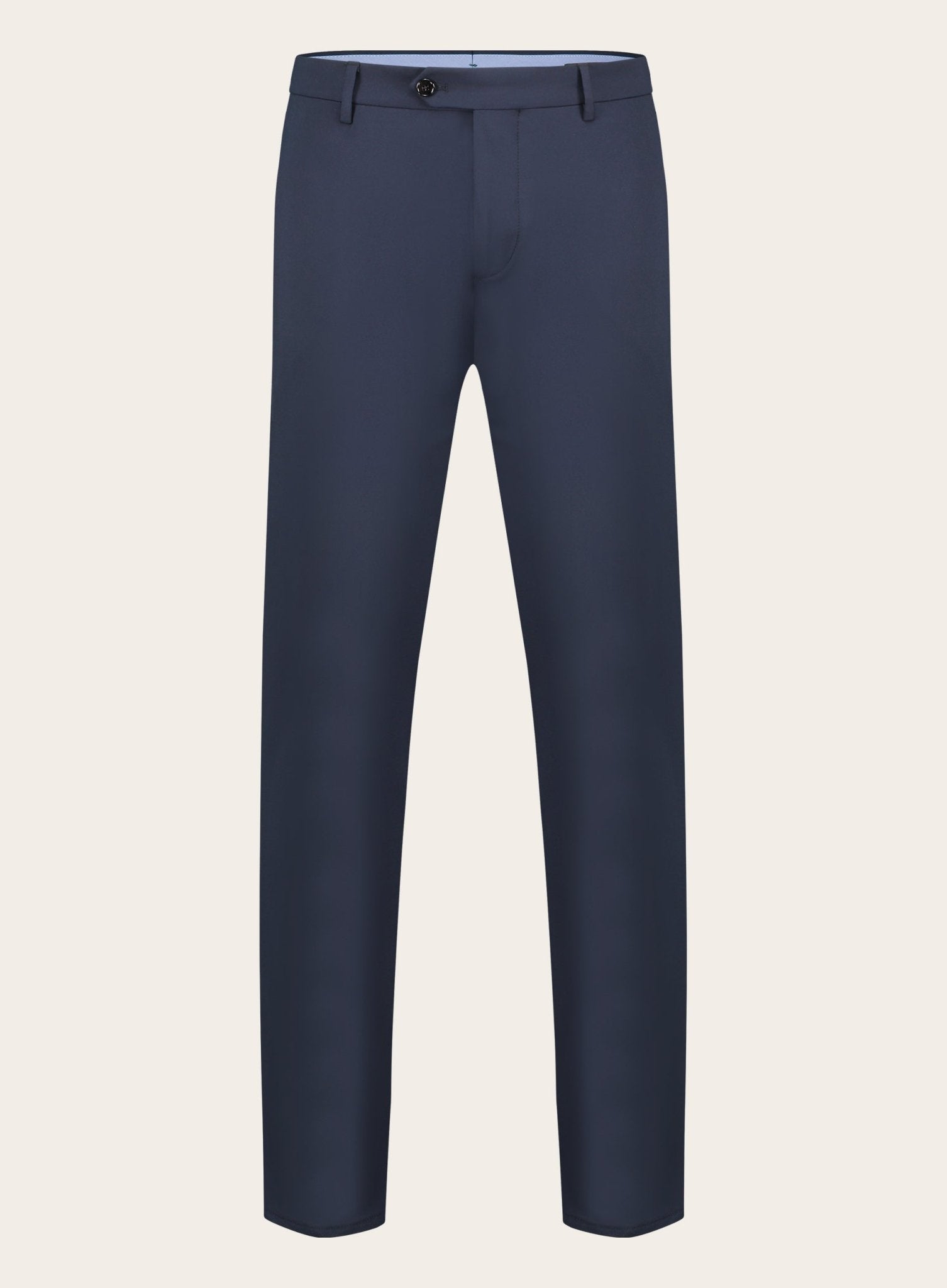 Slim-fit jersey pantalon | BLUE NAVY