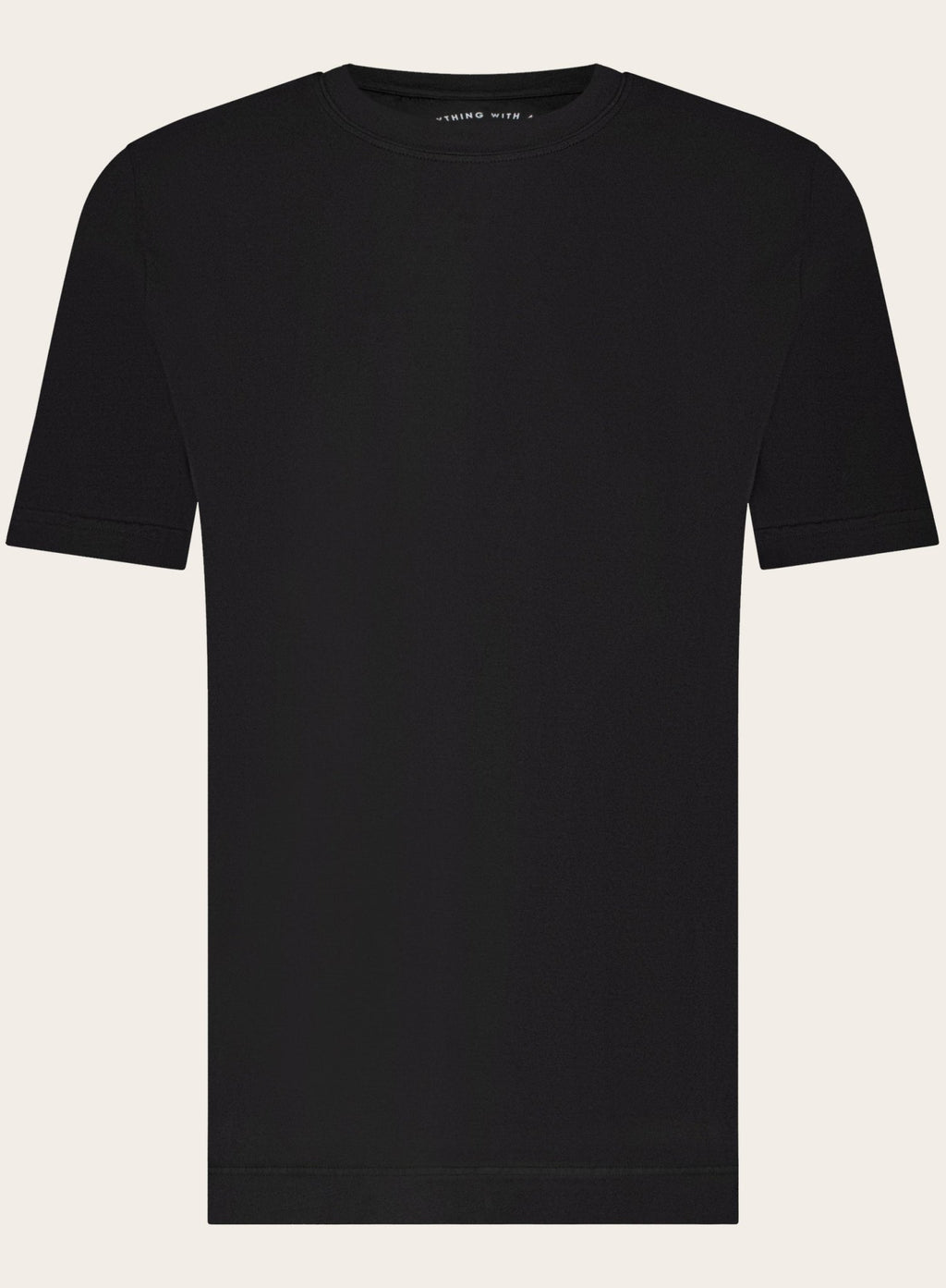 T-shirt met korte mouw van katoen | FULL_WIDTH | Zwart