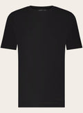 T-shirt met korte mouw van katoen | FULL_WIDTH | Zwart