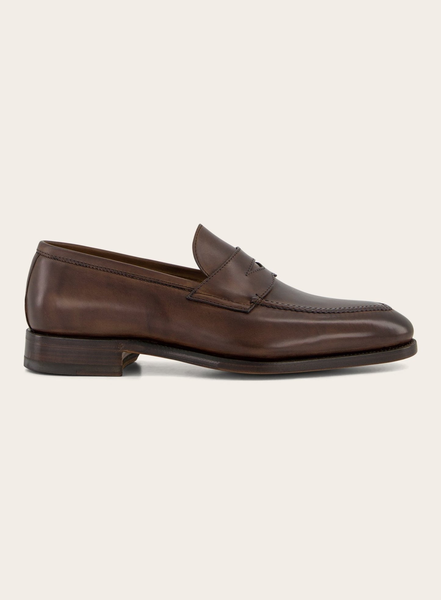 Principe penny loafers van leer | Bruin