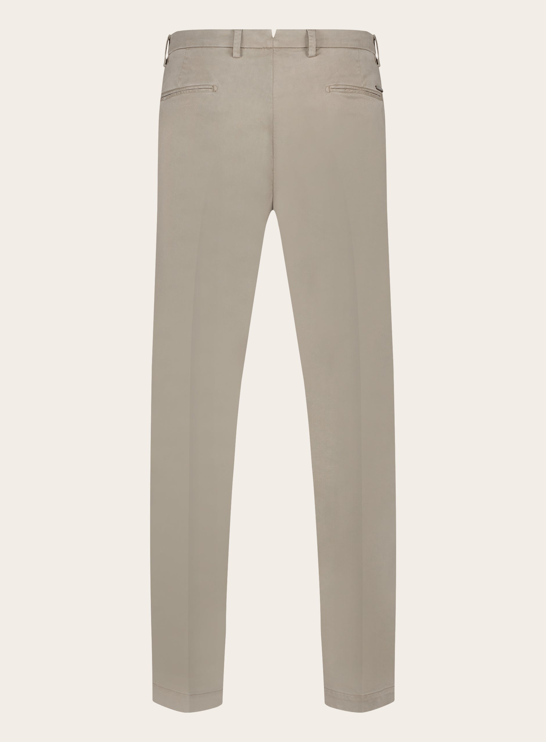 Regular-fit chino van katoen | Beige