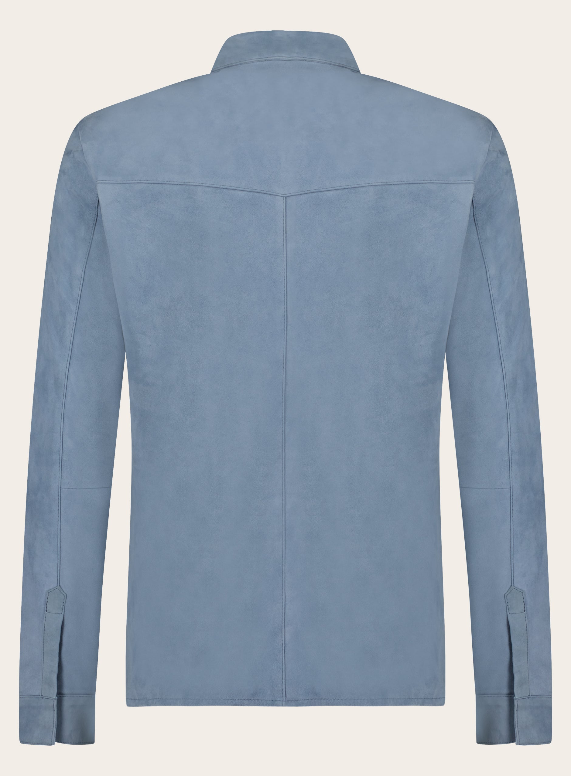 Robert overshirt van suède | L.Blauw
