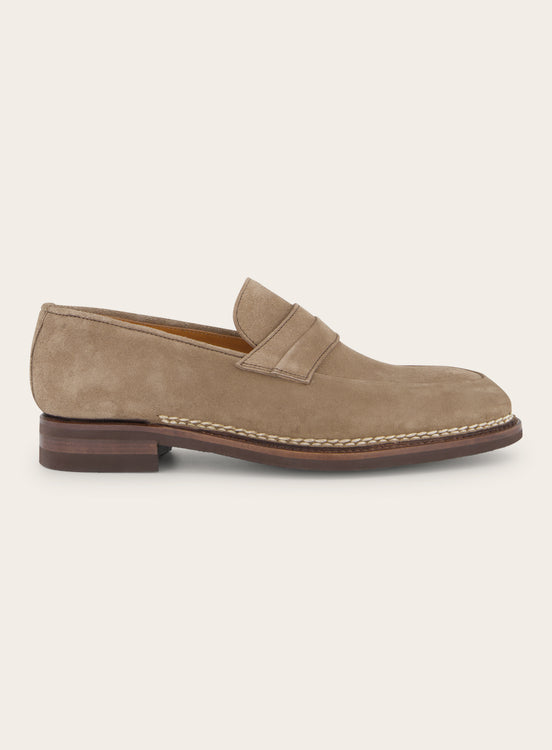 Principe Rivolta loafers van suède | TAUPE