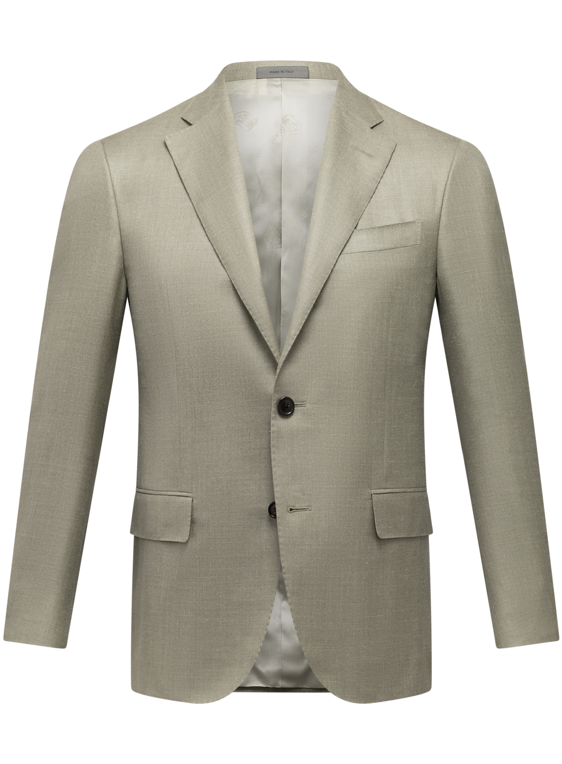 Pak van virgin wol, zijde en linnen | FULL_WIDTH | Groen