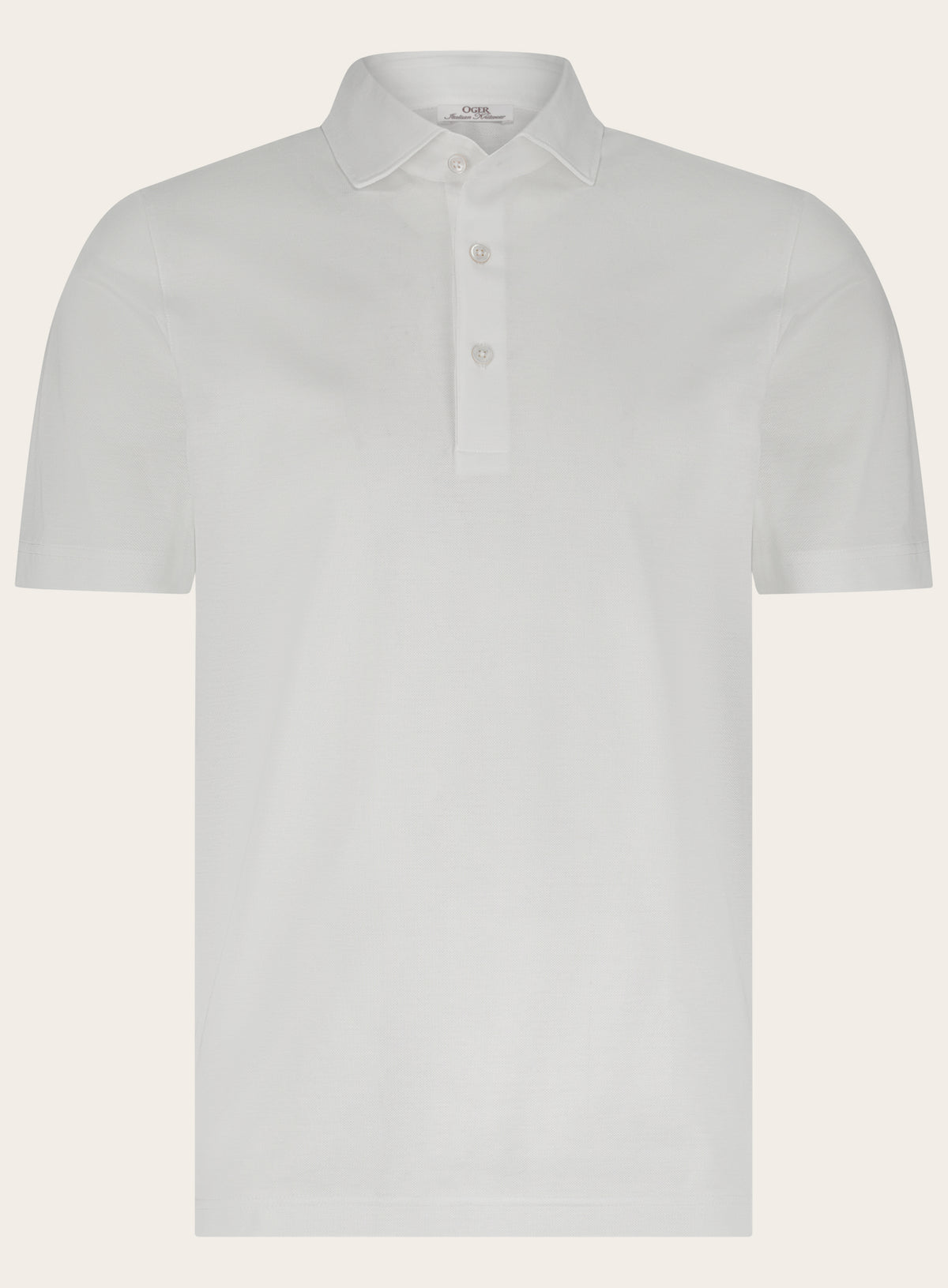 Poloshirt van katoen | Wit