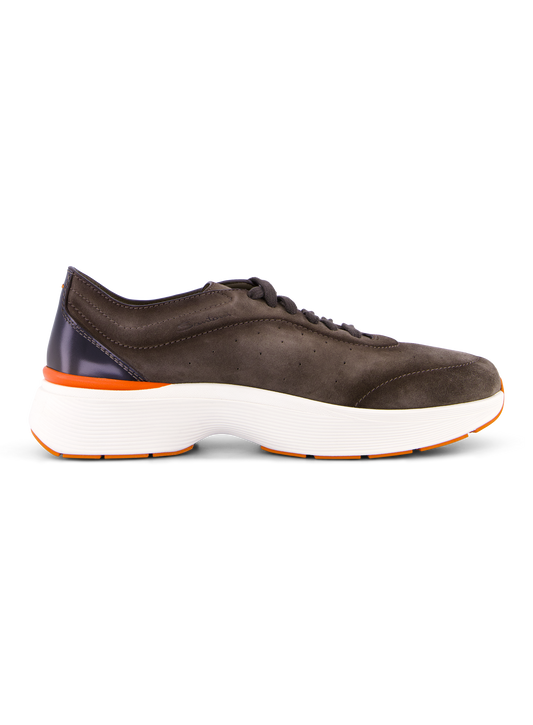 Bounce sneakers van suède | TAUPE