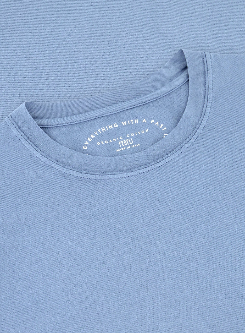T-shirt met korte mouw van katoen | FULL_WIDTH | L.Blauw