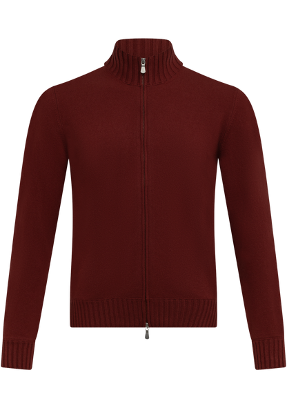 Cashmere ritsvest | FULL_WIDTH | Roest