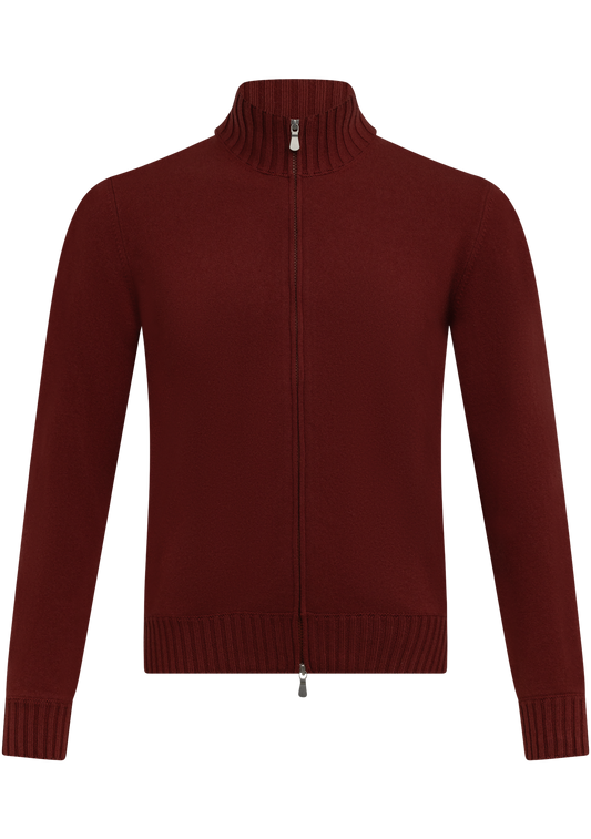Cashmere ritsvest | FULL_WIDTH | Roest
