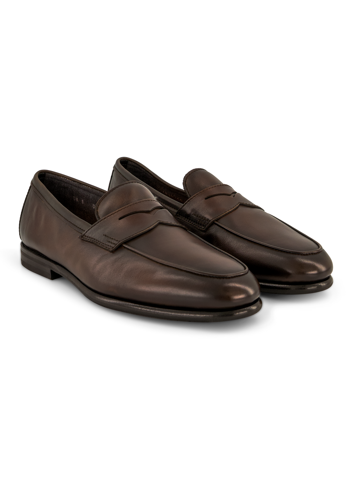 Penny loafers van leer | D.Bruin