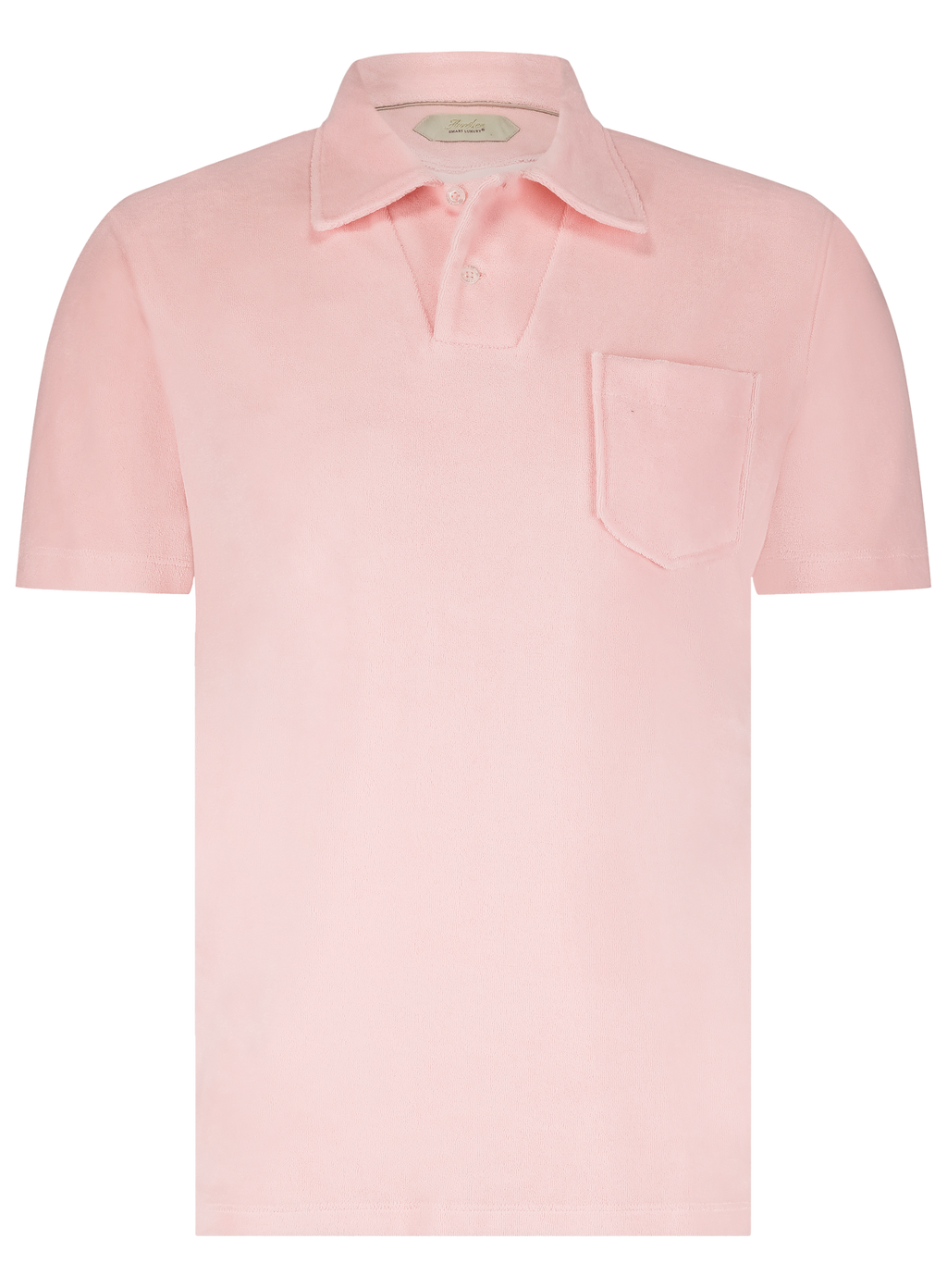 Terry polo van badstof | ROZE