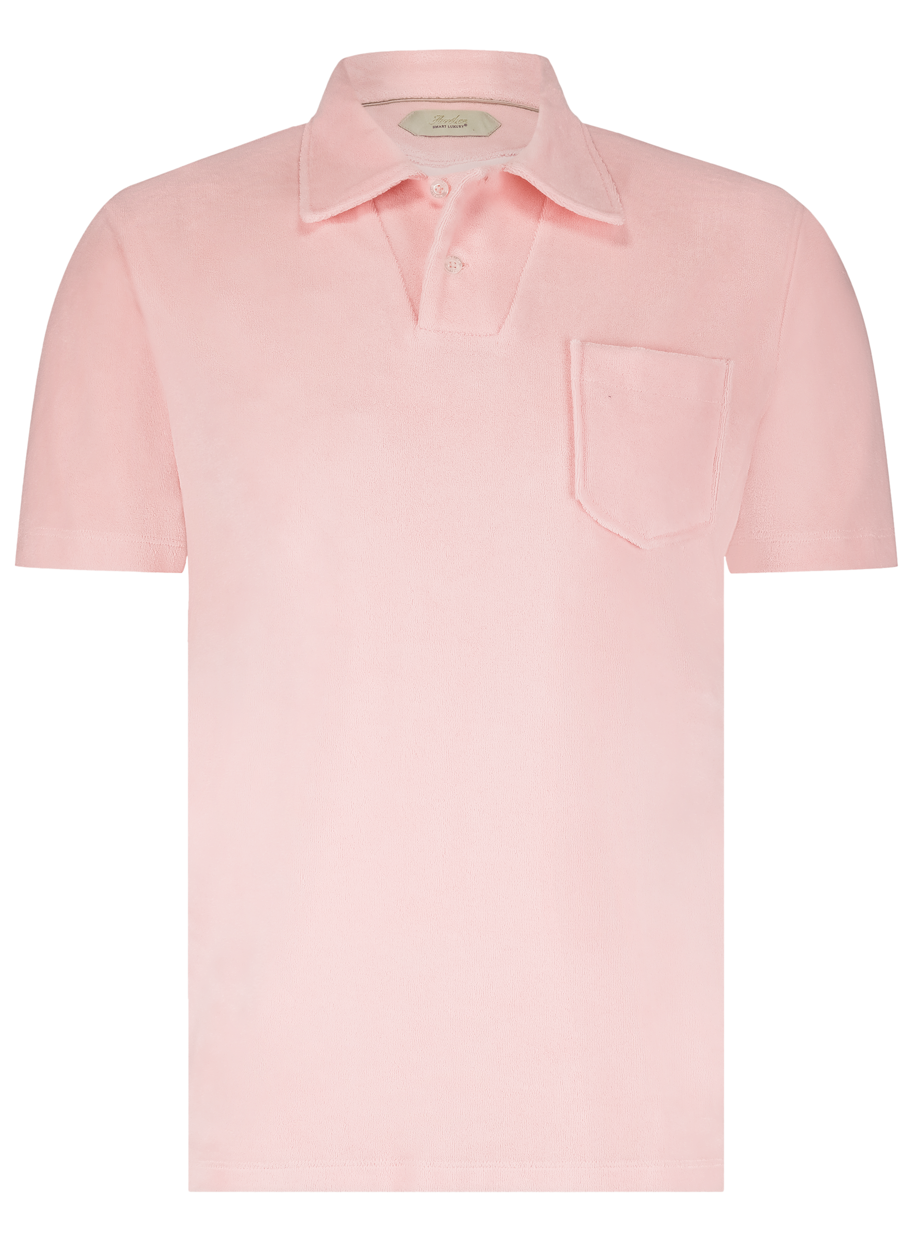 Terry polo van badstof | ROZE