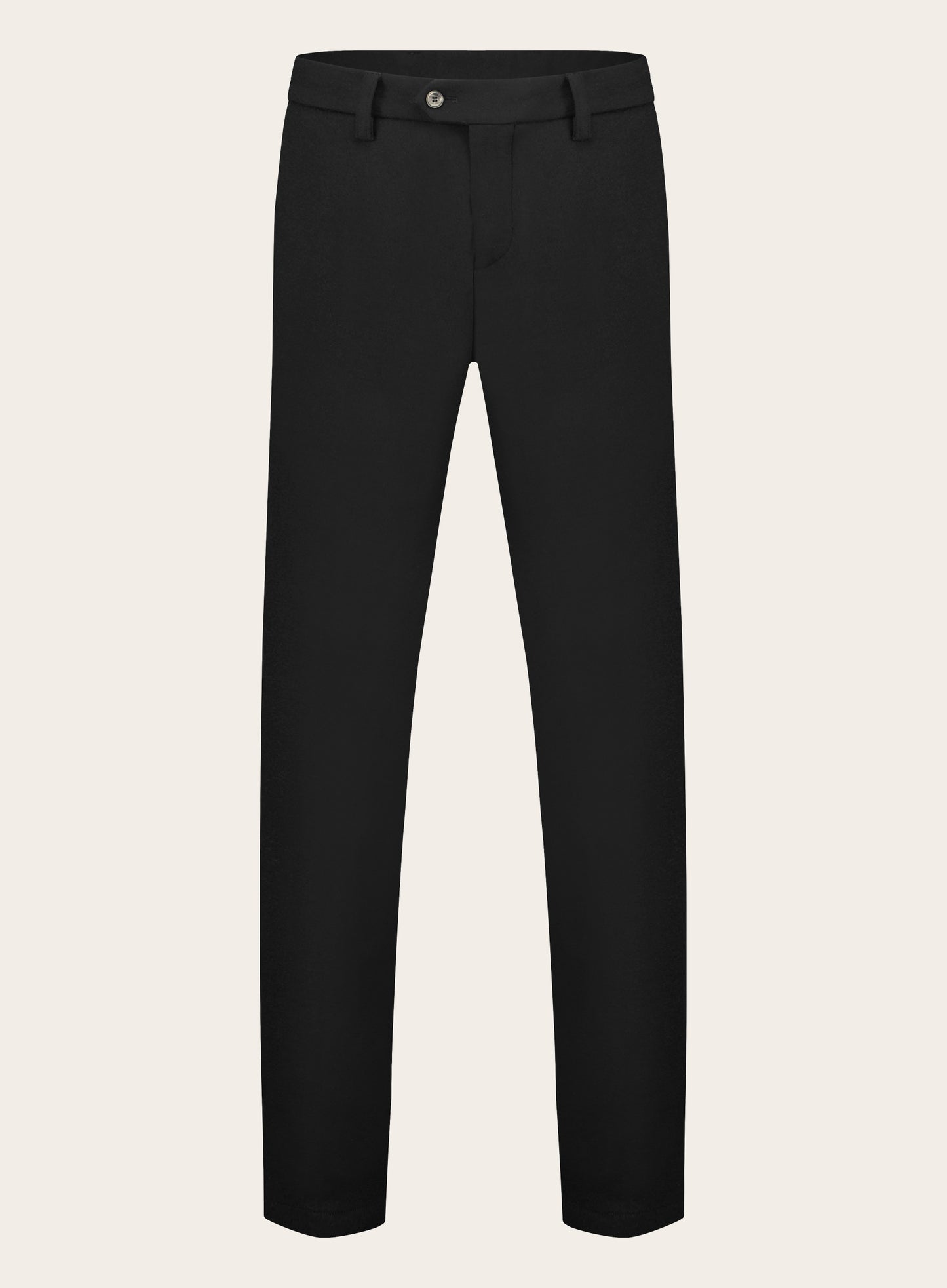 Slim-fit pantalon van wol en cashmere | BLUE NAVY