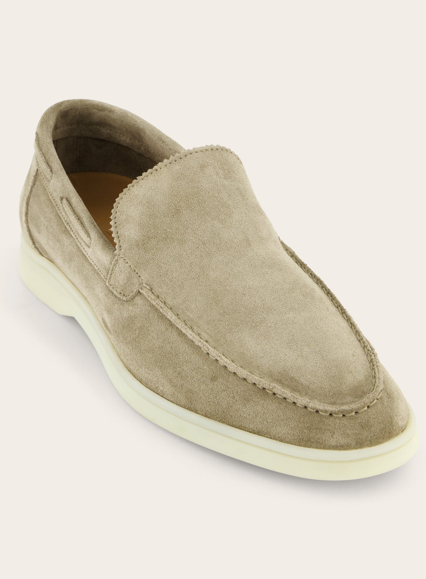 Loafers van suède | TAUPE