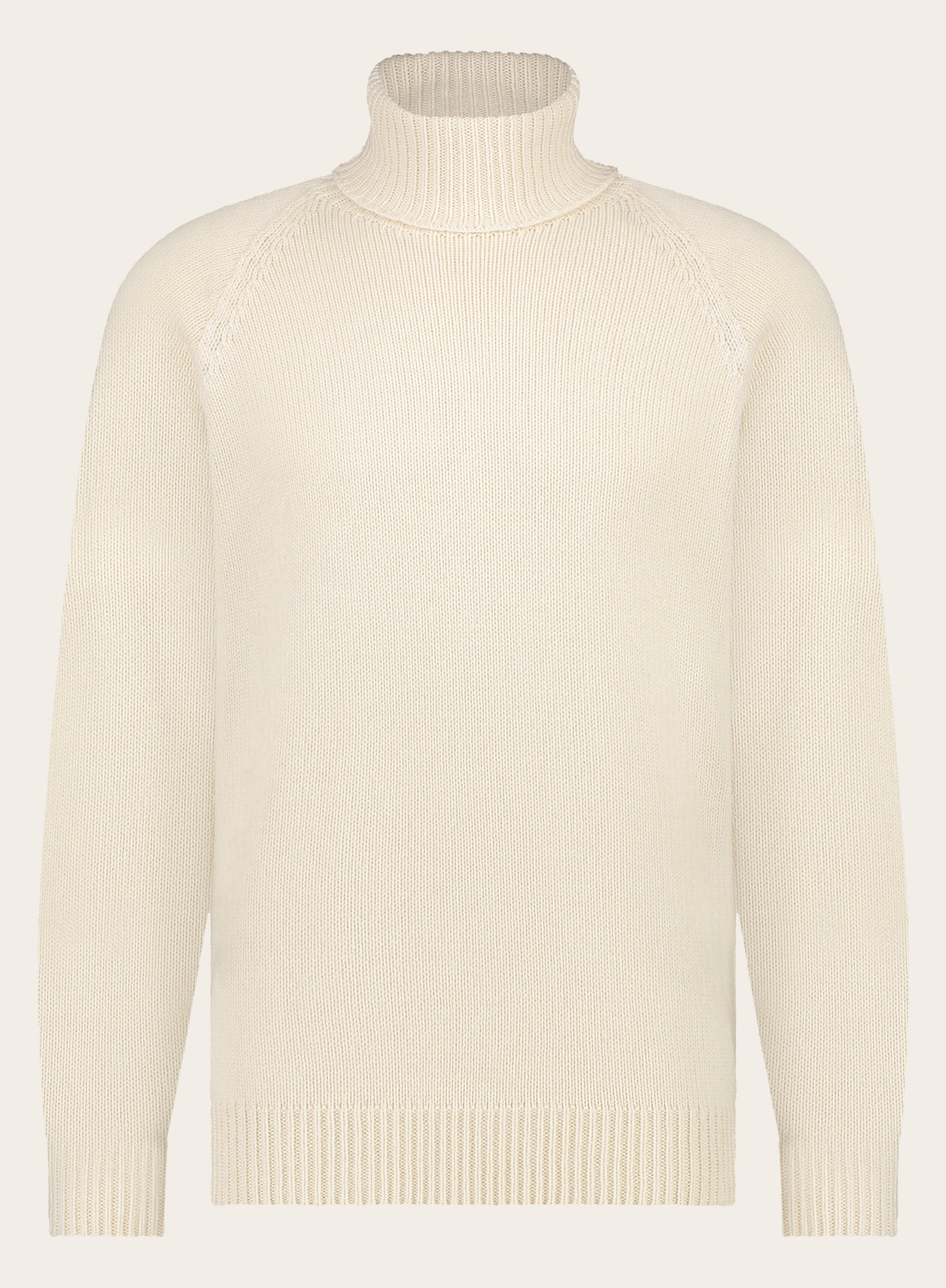 Regular-fit rollneck coltrui van cashmere | Wit