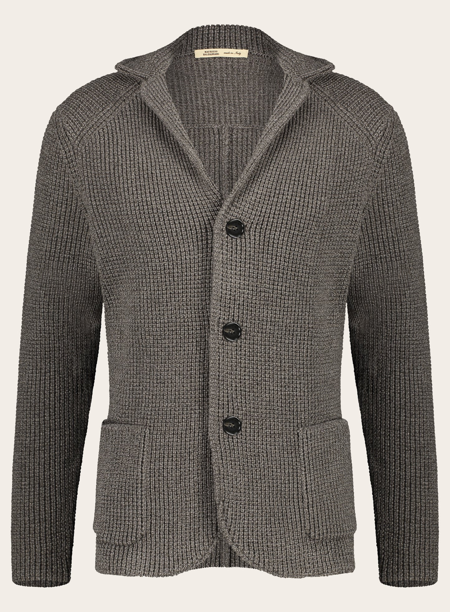 Regular-fit jasje van wol | LICHT TAUPE