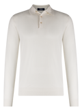 Polo van cashmere en zijde | Off-White