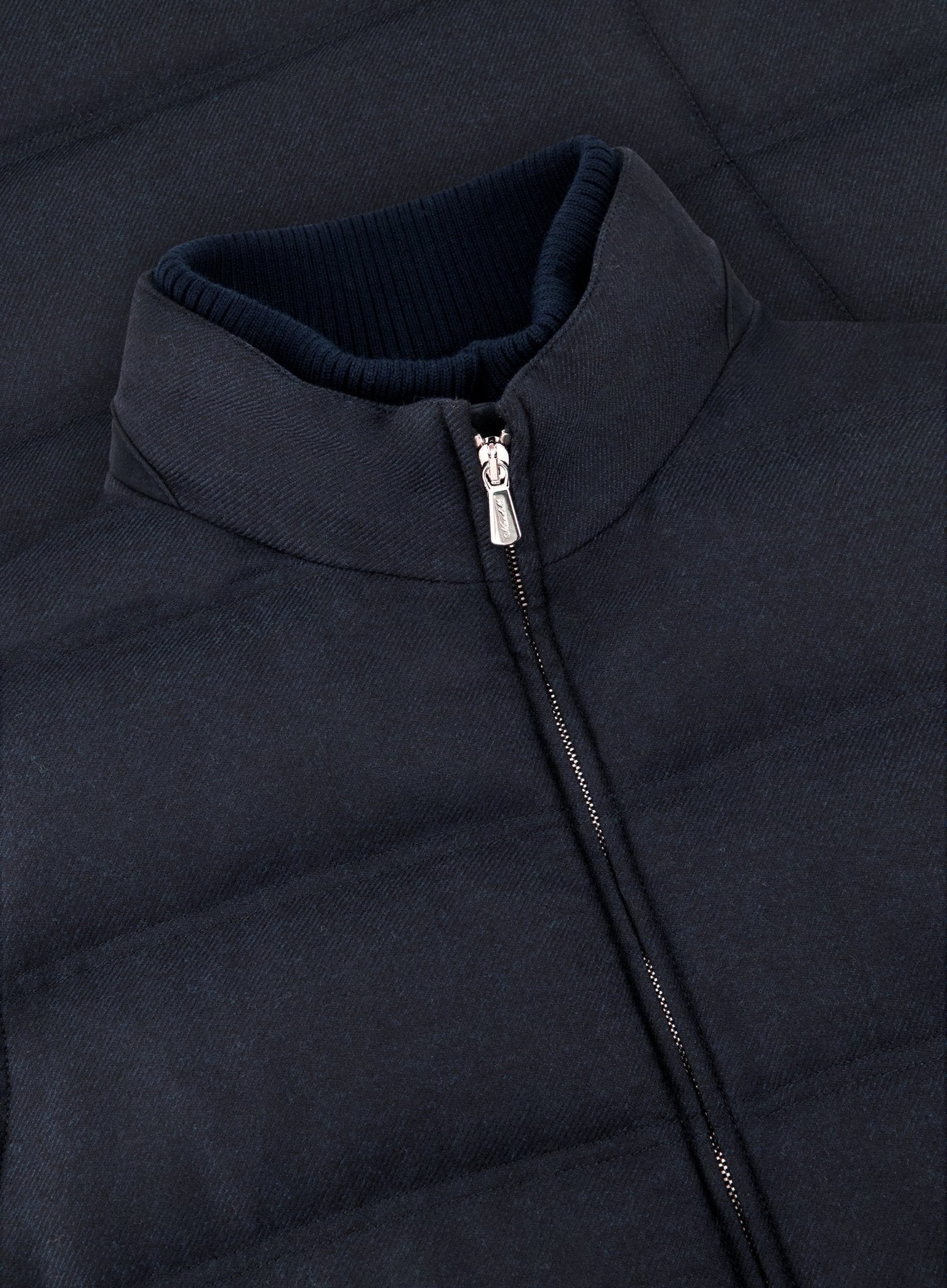 Bodywarmer van wol en cashmere | BLUE NAVY