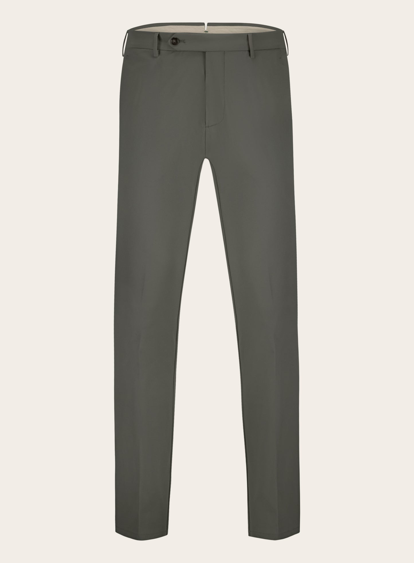 Pantalon met stretch | Groen