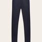 Slim-fit pantalon van flanel | BLUE NAVY