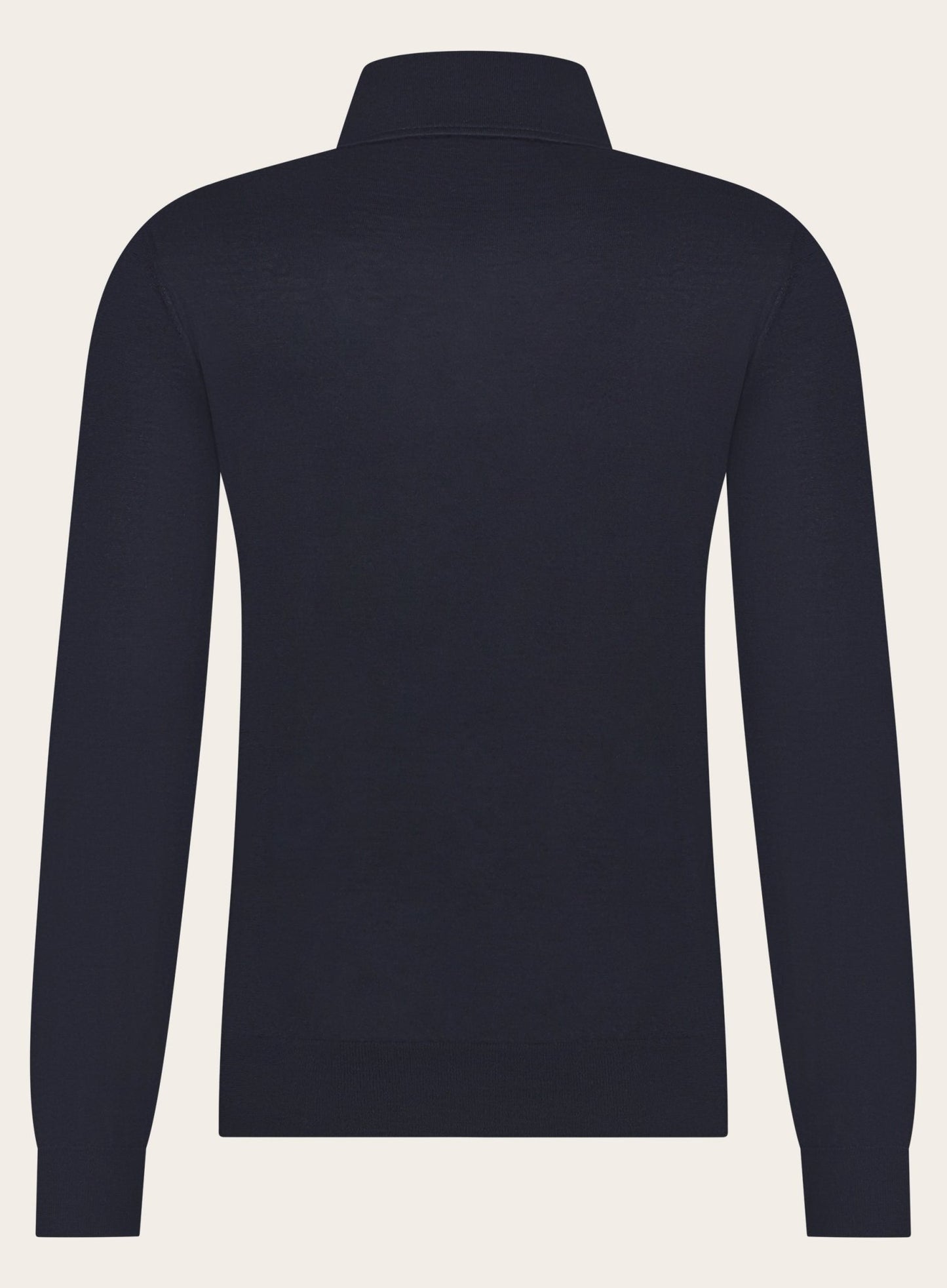 Poloshirt van cashmere | BLUE NAVY