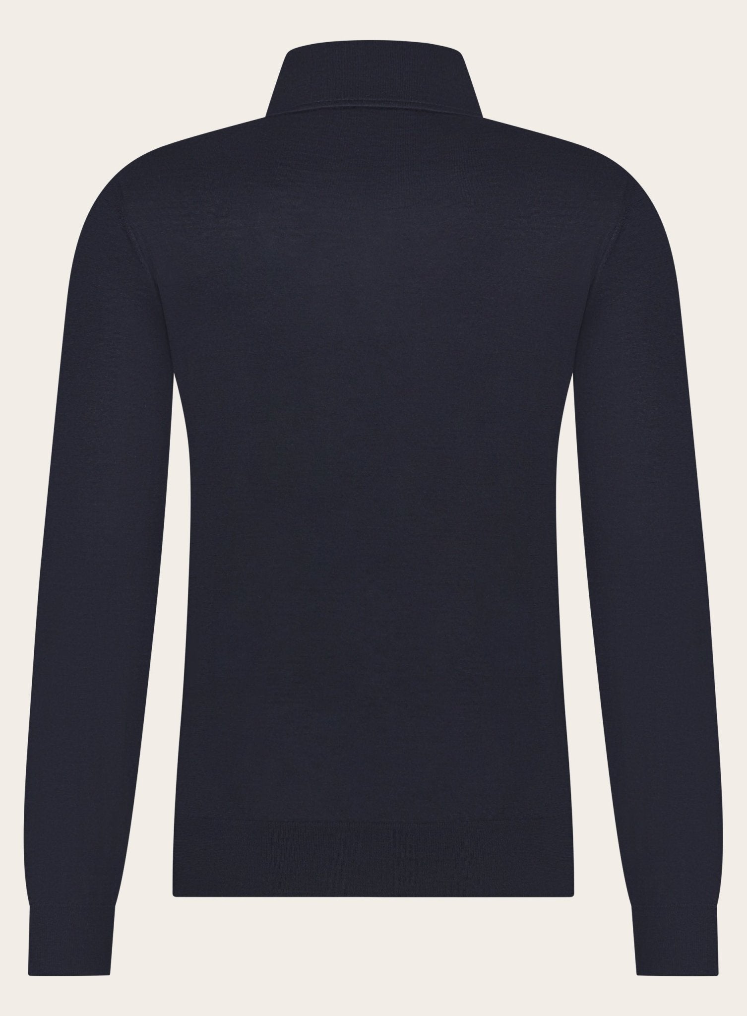 Poloshirt van cashmere | BLUE NAVY