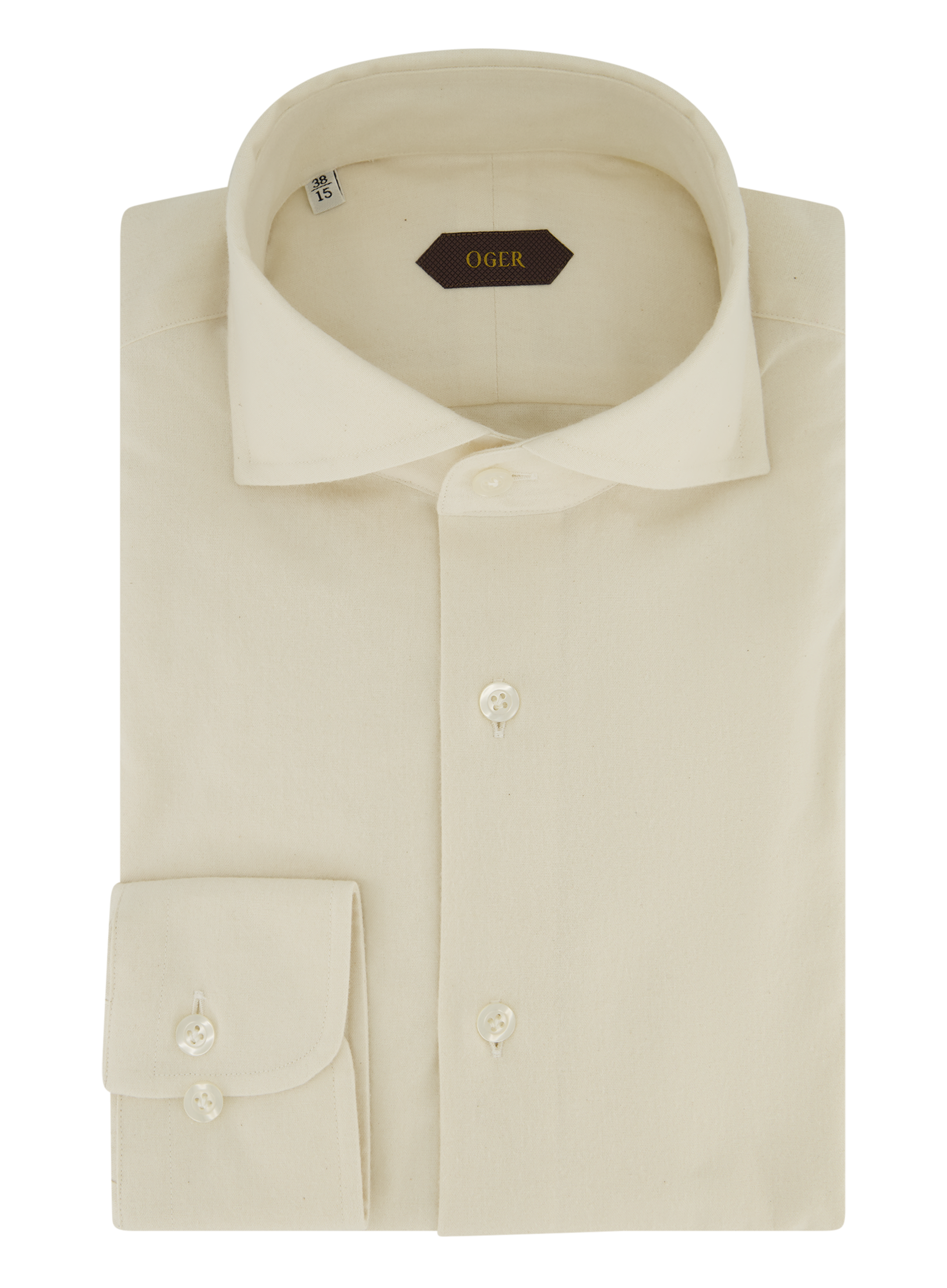Shirt van katoen | Beige