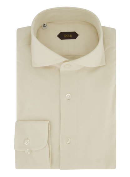 Shirt van katoen | Beige