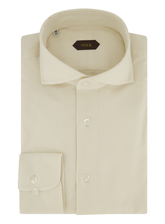 Shirt van katoen | Beige