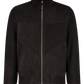 AREK shearling jack van suède | Zwart