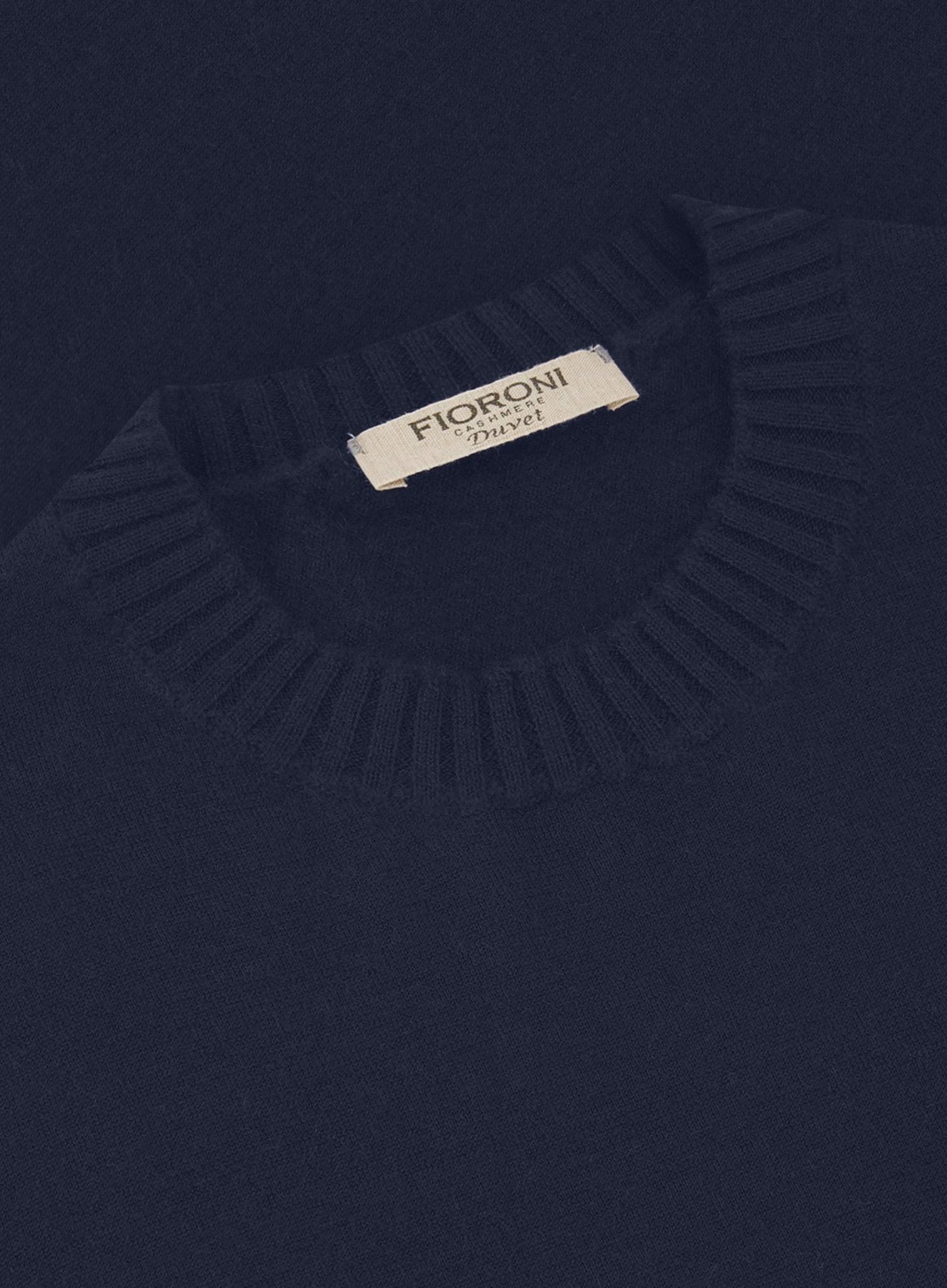 Crewneck van cashmere duvet | BLUE NAVY