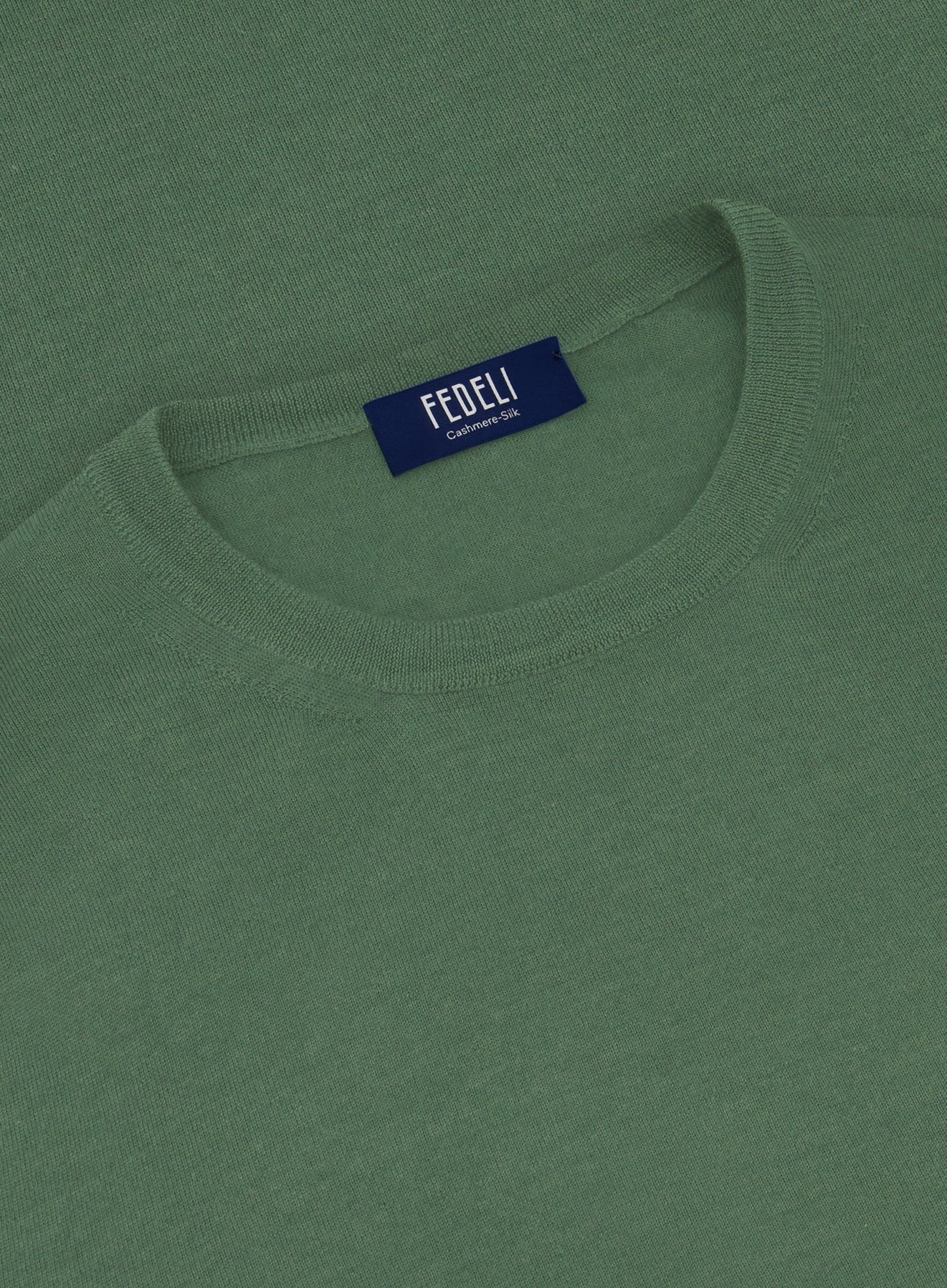 Crewneck van cashmere | Groen