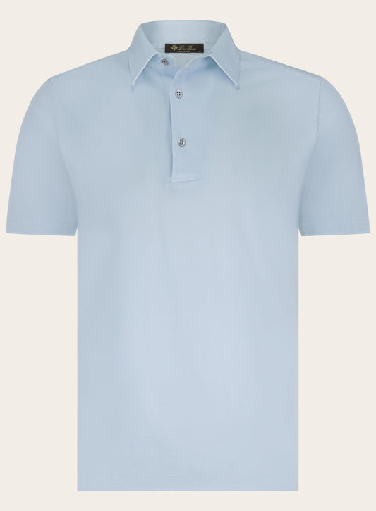 Poloshirt van katoen | Blauw