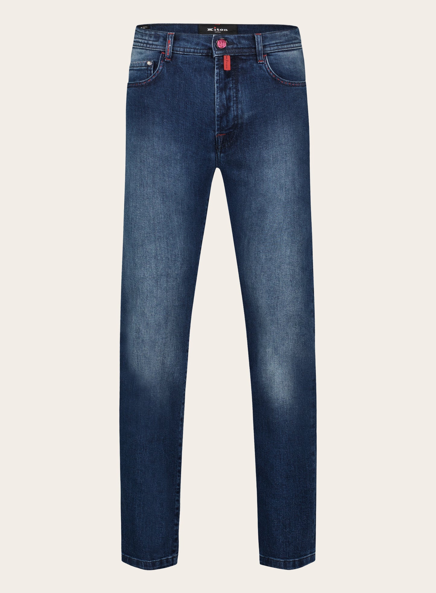 Slim-fit 5-pocket jeans | Blauw