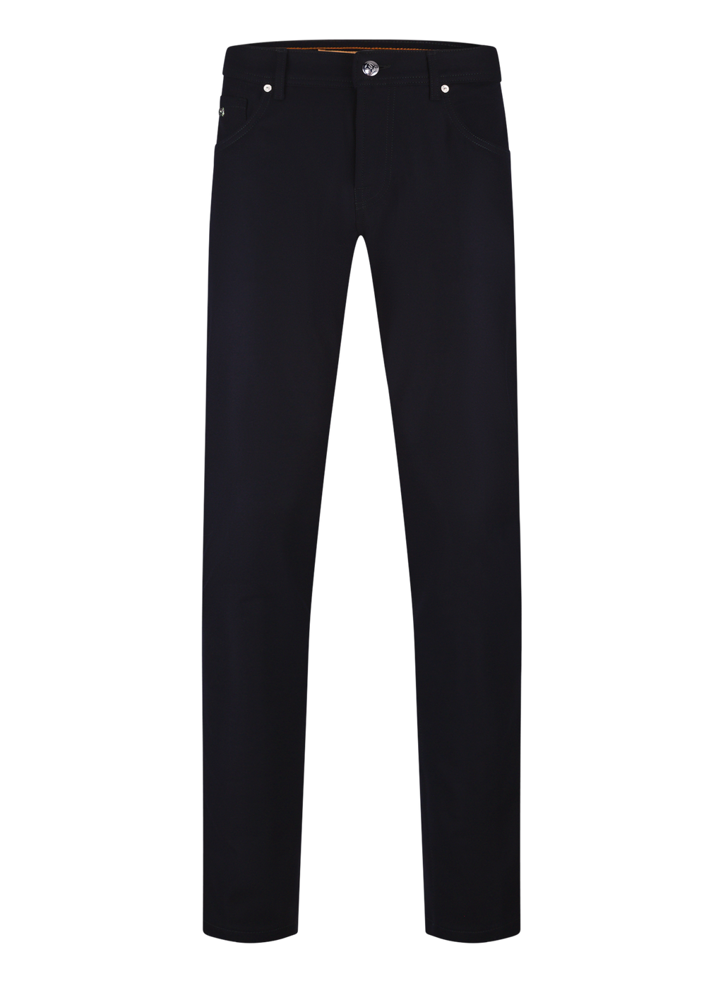 5-pocket broek in cashmere stretch | BLUE NAVY